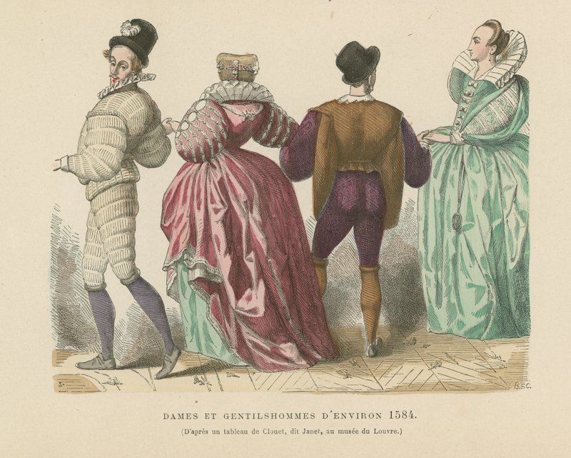 C1584のフランスのご列席の皆様 作： フランス語学校