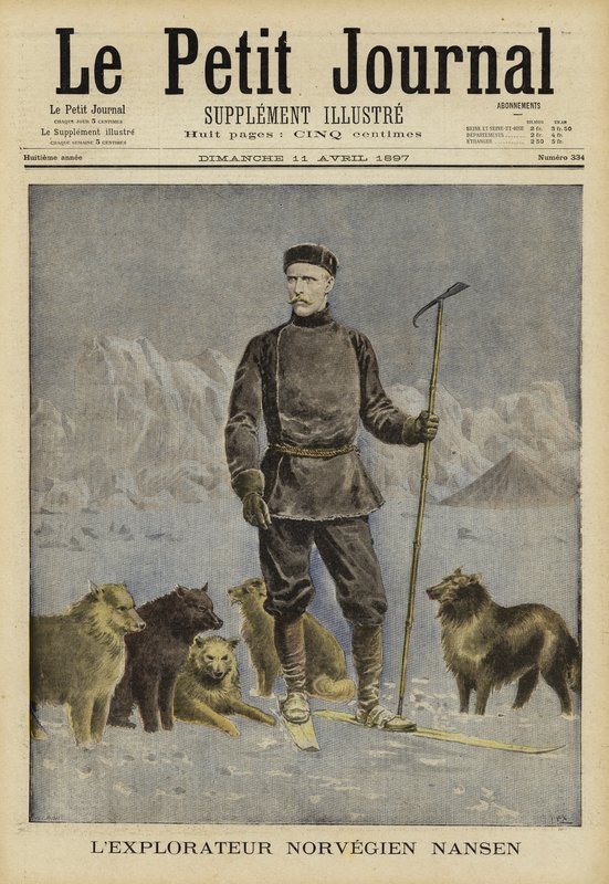 Fridtjof Nansen、ノルウェーの探検家 作： フランス語学校