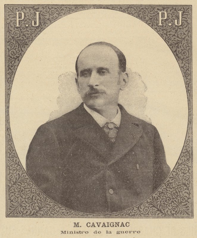 Godefroy Cavaignac、フランス戦争大臣 作： フランス語学校