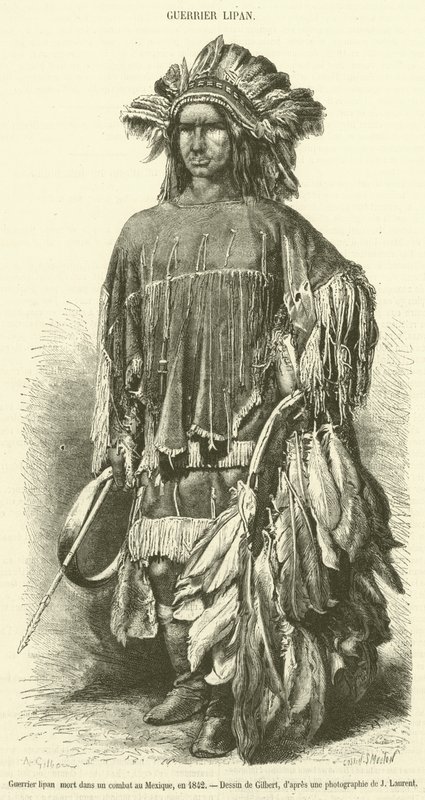 メキシコで戦死したリパン族の戦士（1842年）（彫刻 作： フランス語学校
