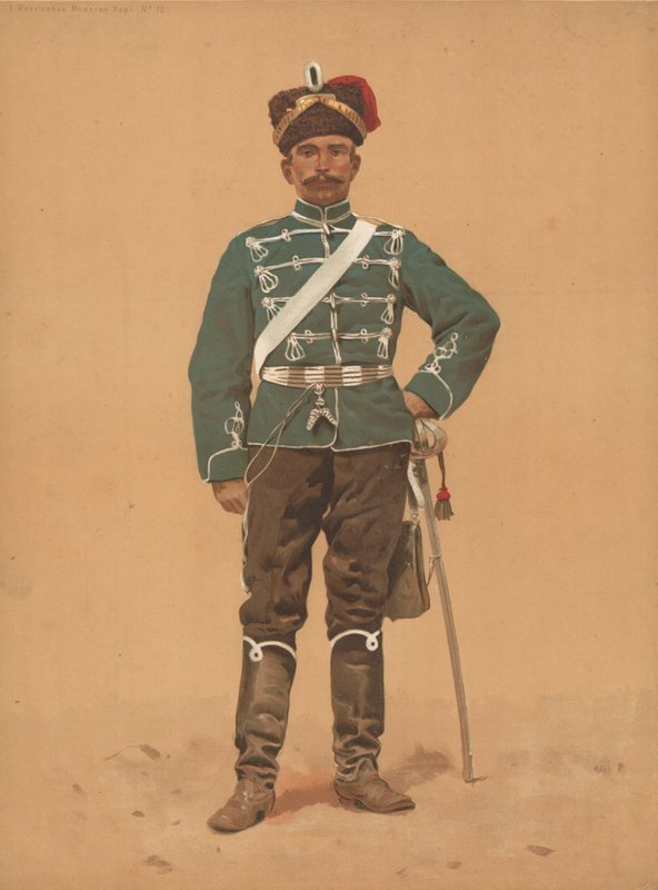 Hessian Hussars Regt No 13 作： フランス語学校