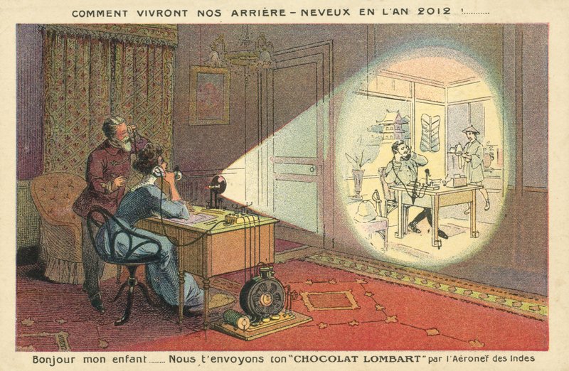 2012年、人々はどう生きるか（カラーリトグラフ 作： フランス語学校