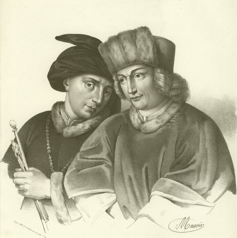 Hubert（1366-1426）とJan van Eyck（1370-1441）、フランダースのアーティスト 作： フランス語学校