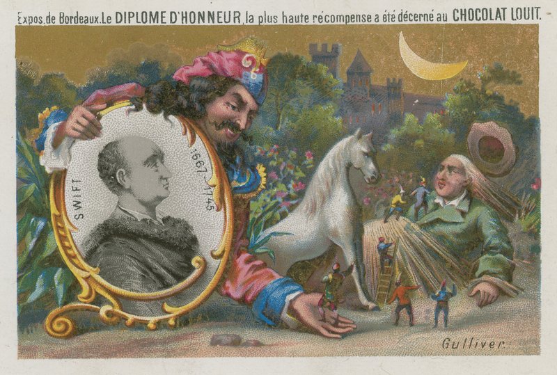 ジョナサン・スウィフト（1667-1745）（クロモリト） 作： フランス語学校