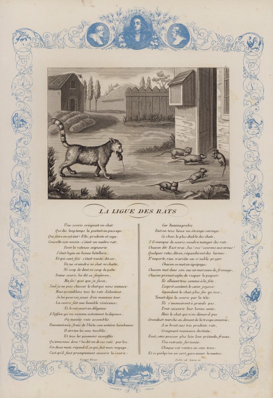 The League of Rats（カラーリトグラフ 作： フランス語学校