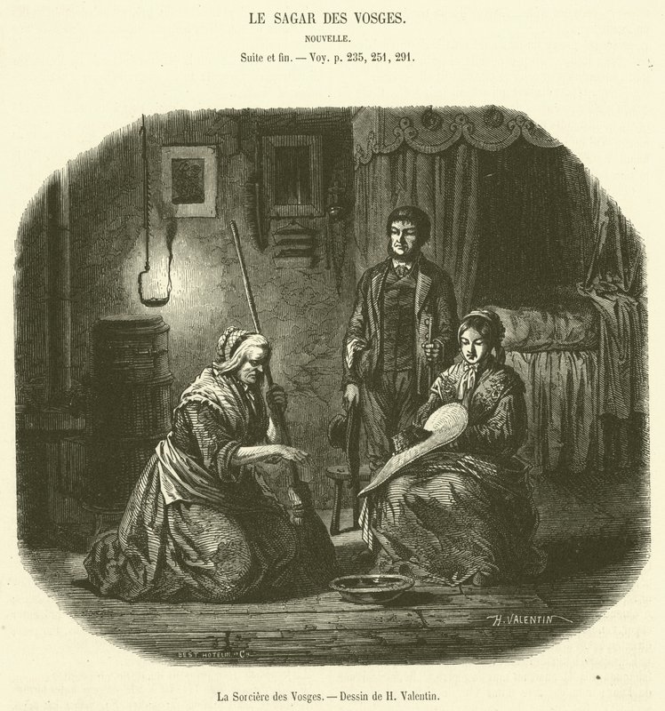 La Sorciere des Vosges（彫刻 作： フランス語学校