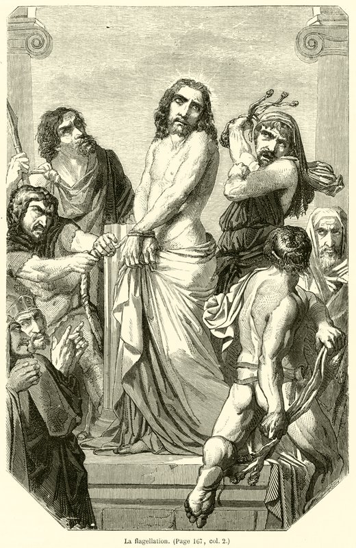 La flagellation（彫刻 作： フランス語学校