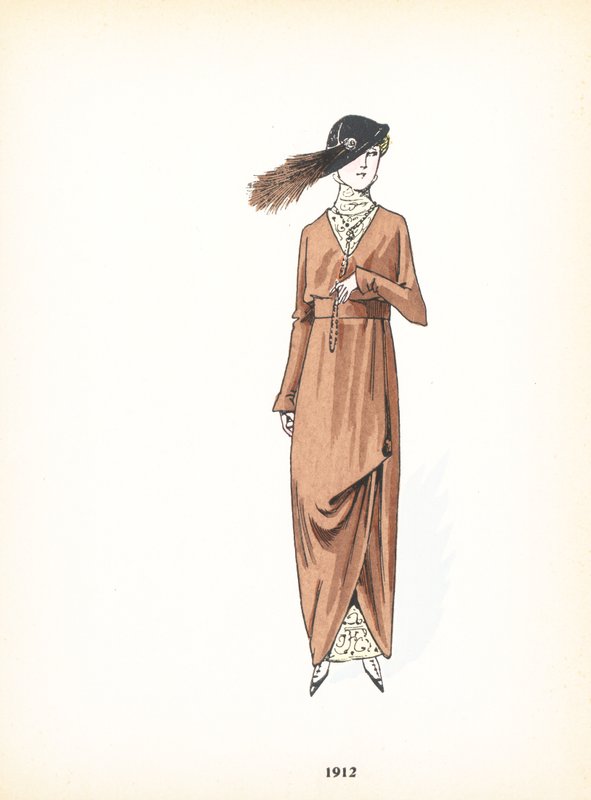 レディースファッション、1912 作： フランス語学校
