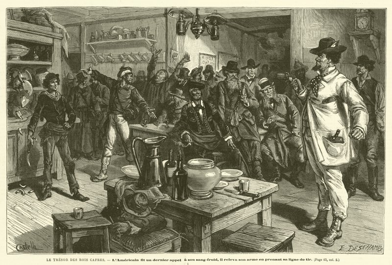 Le Tresor Des Rois Cafres (エングレービング) 作： フランス語学校