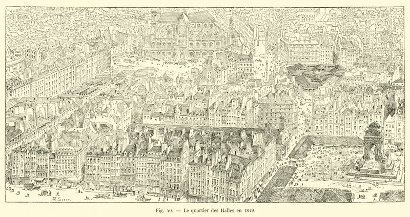 1849年のハレス地区 作： フランス語学校