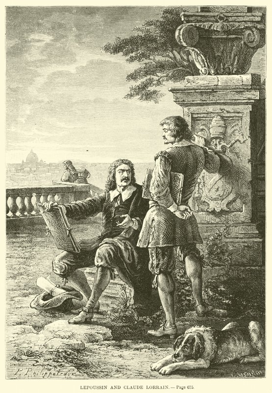 LepoussinとClaude Lorrain 作： フランス語学校