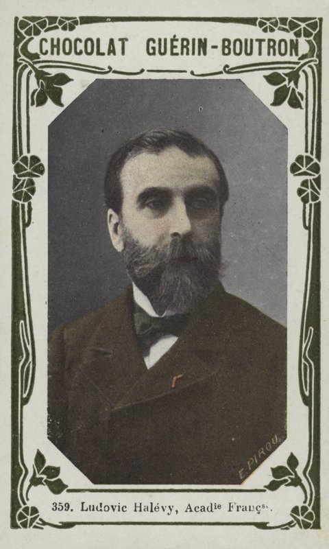 Ludovic Halevy、Academie Francaise（カラー写真） 作： フランス語学校