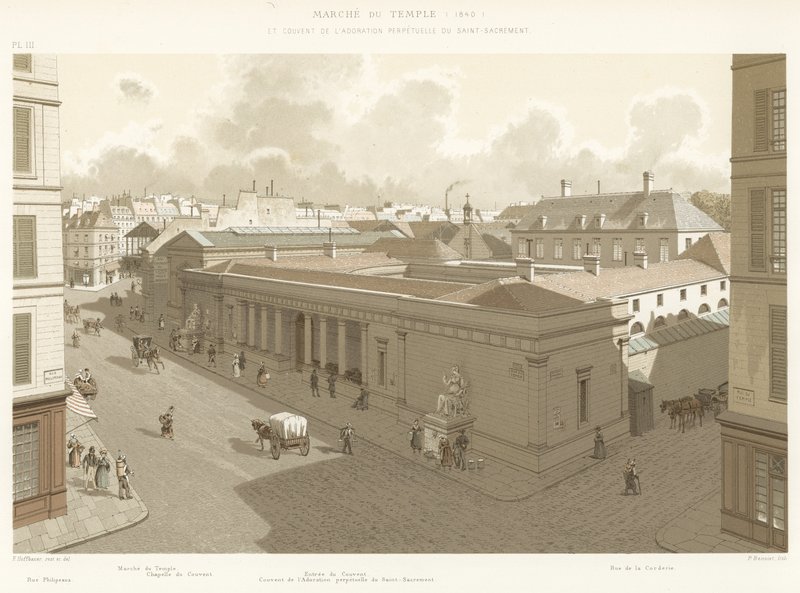 テンプルマーチ、1840年、祝福された秘跡の永遠の崇拝修道院 作： フランス語学校