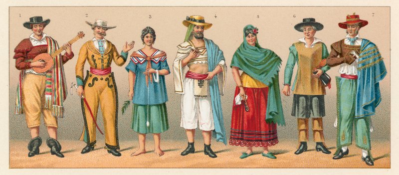 メキシコのコスチューム 作： フランス語学校