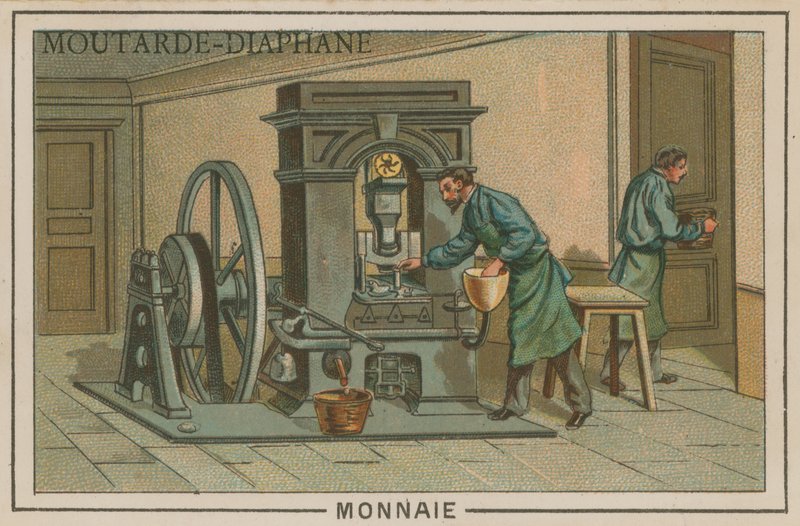 コインを造る 作： フランス語学校