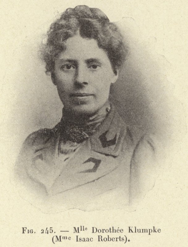 Mlle Dorothee Klumpke (Mme Isaac Roberts) (エングレーヴィング) 作： フランス語学校