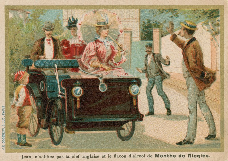 自動車シーン 作： フランス語学校