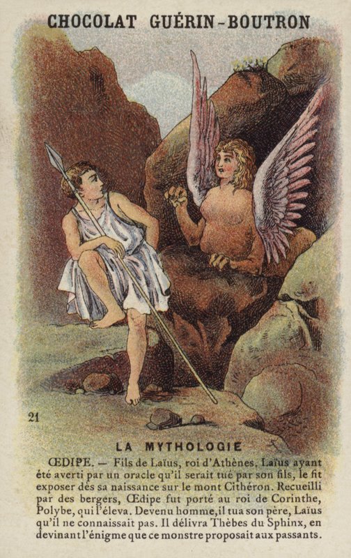 オイディプスとスフィンクス 作： フランス語学校