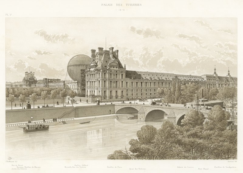 チュイルリー宮殿、1879
