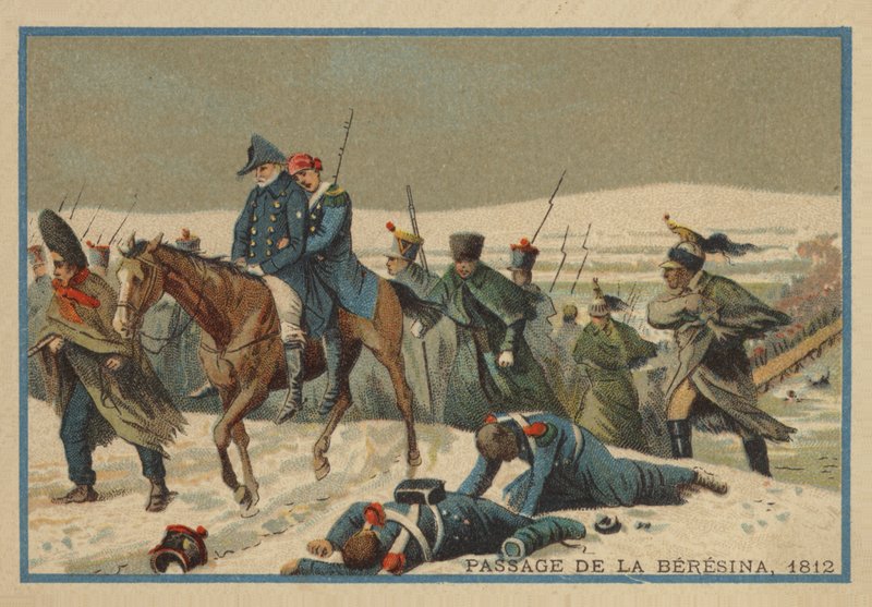 1812年のベレジナの通過 作： フランス語学校