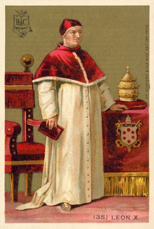 ローマ法王レオ10世（クロモリッチョ 作： フランス語学校