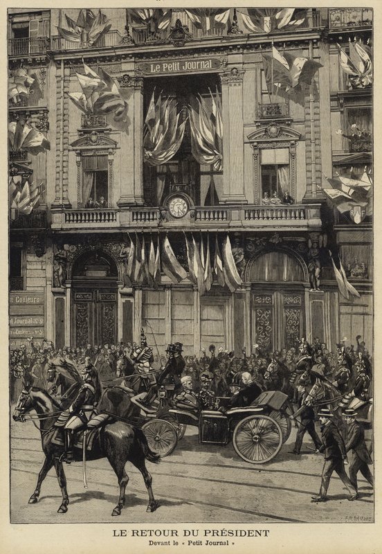 1897年のロシア訪問からのフェリックスフォールフランス大統領の帰還 作： フランス語学校