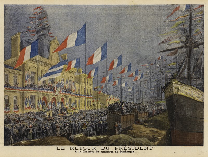 1897年のロシア訪問からのフェリックスフォールフランス大統領の帰還 作： フランス語学校