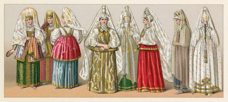 ロシアのコスチューム 作： フランス語学校