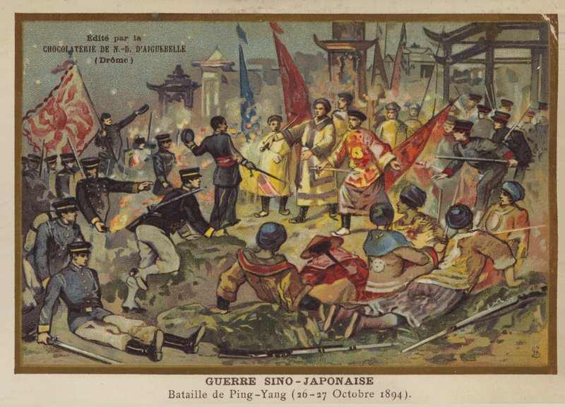 日清戦争 作： フランス語学校