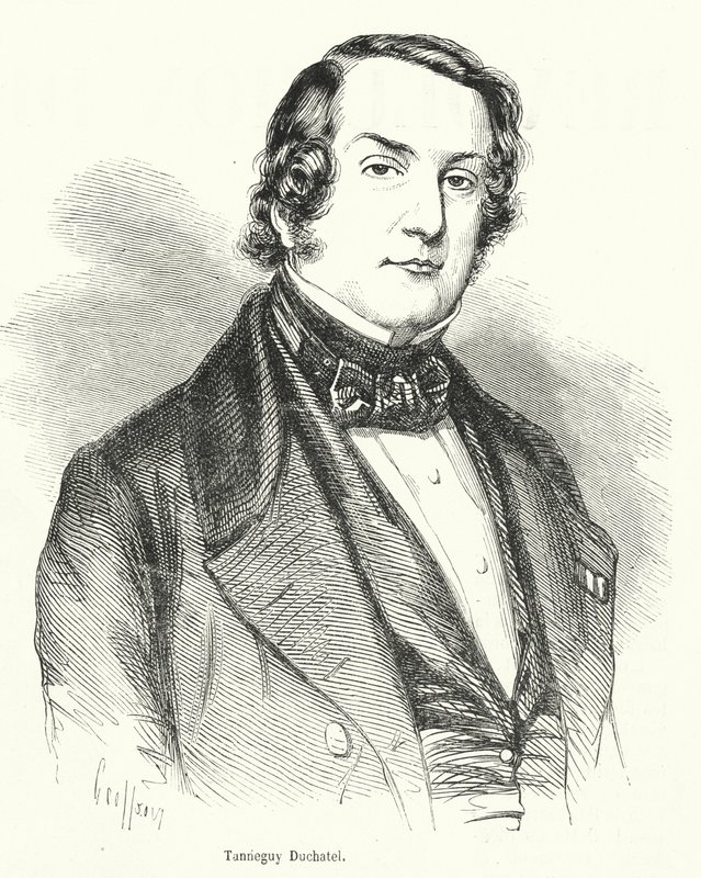1848年2月のフランス革命で職を失ったフランスの政治家で内務大臣のタンネギーデュシャテル 作： フランス語学校