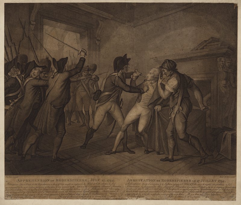 1794年7月27日のロベスピエールの逮捕 作： フランス語学校