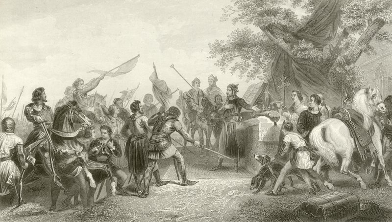 Bouvinesの戦い、1214年 作： フランス語学校