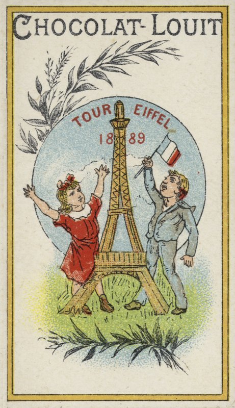 エッフェル塔、1889 作： フランス語学校