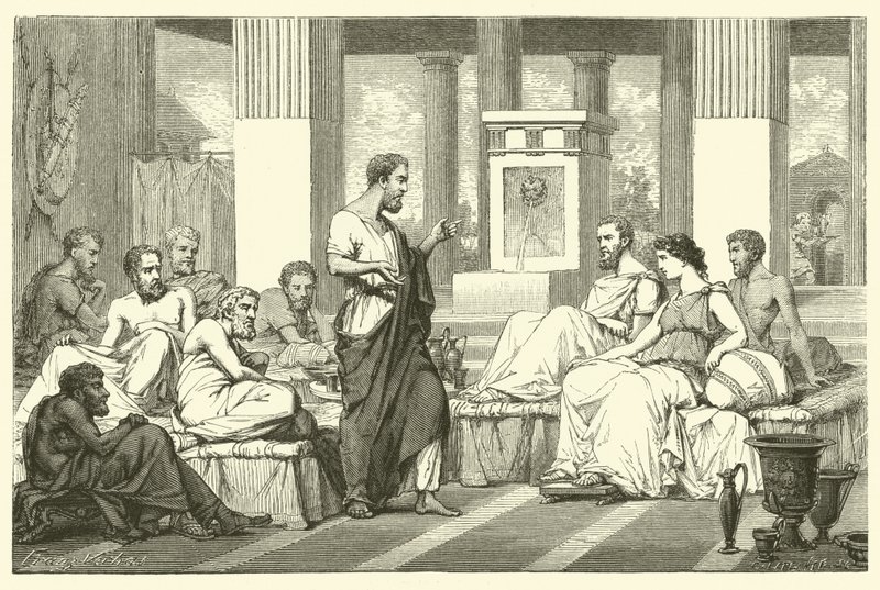 古代ギリシャの七賢人（彫刻 作： フランス語学校