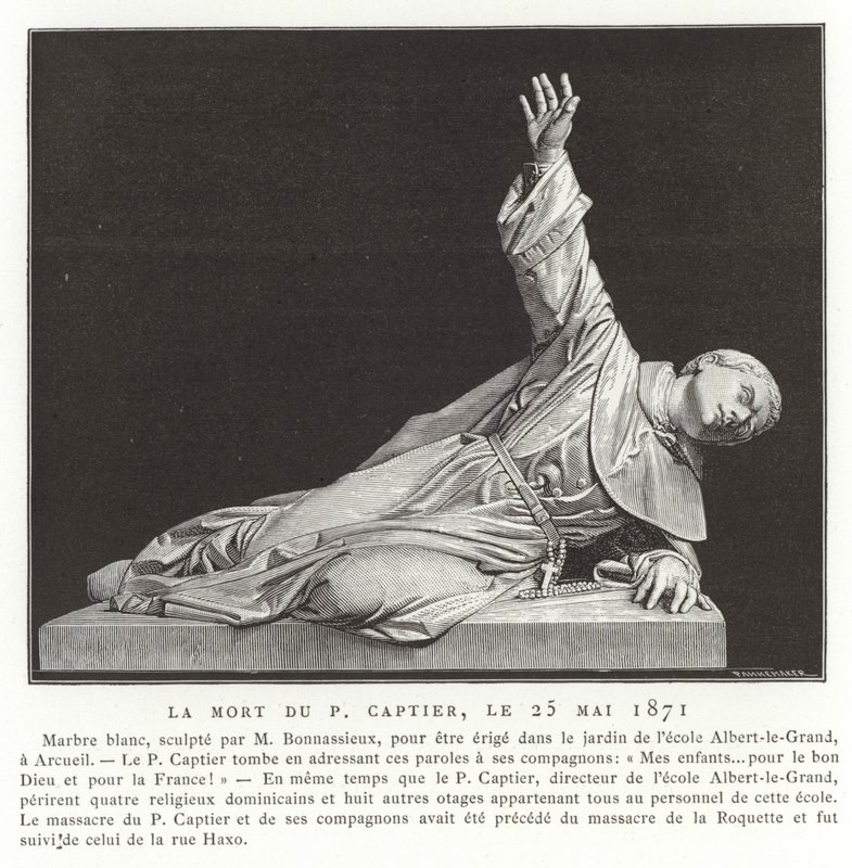 1871年5月25日、ペレキャプティエの死 作： フランス語学校