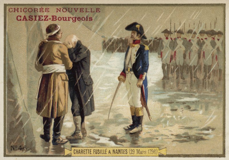 1796年3月29日、ナント王立フランソワドシャレット将軍の処刑 作： フランス語学校