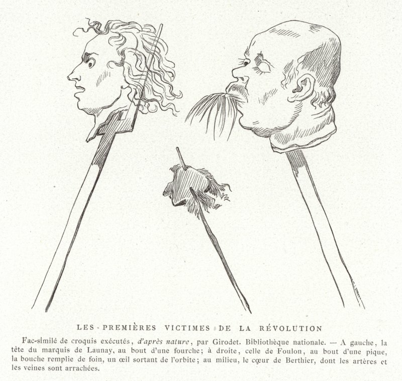 1789年7月、フランス革命の最初の犠牲者 作： フランス語学校
