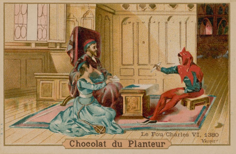 愚か者とフランスの王チャールズ6世（1368-1422） 作： フランス語学校