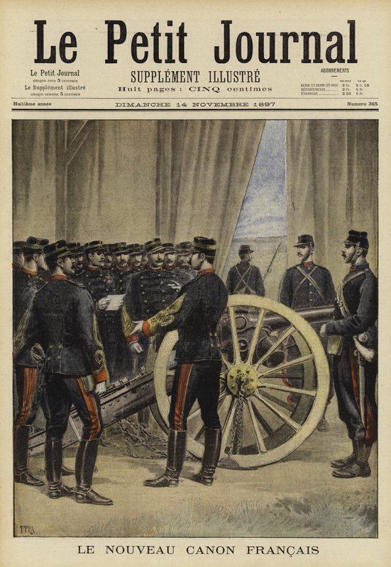 新しいフランス砲、1897年 作： フランス語学校