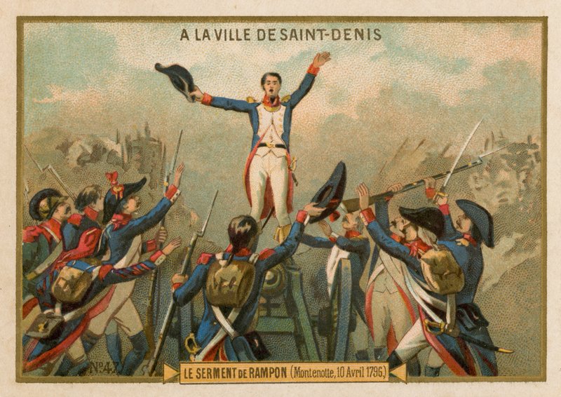 1796年4月10日、モンテノッテ、ランポンの誓い 作： フランス語学校
