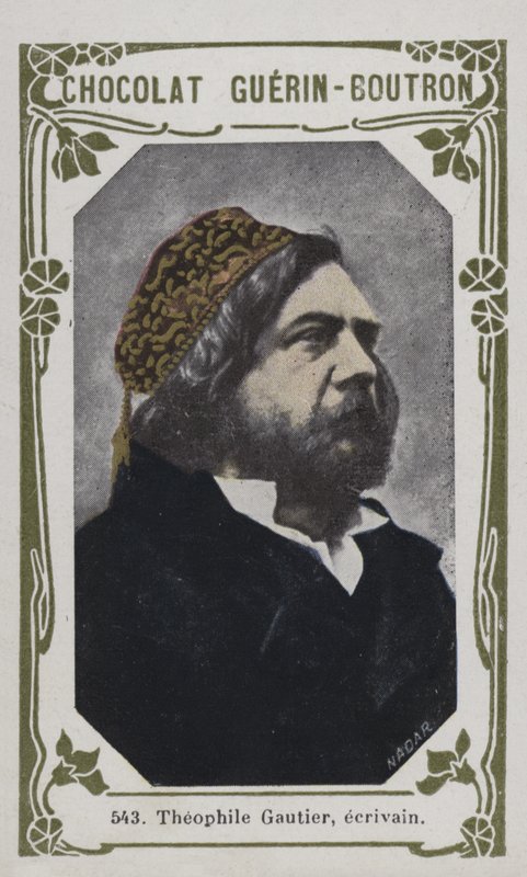 Theophile Gautier、ecrivain（カラー写真） 作： フランス語学校