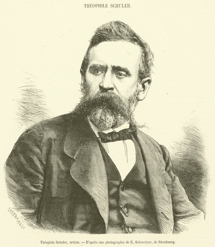 Theophile Schuler, artiste (carving) 作： フランス語学校
