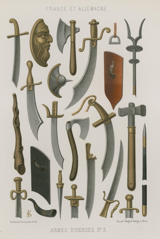 フランスとドイツのさまざまな武器 作： フランス語学校