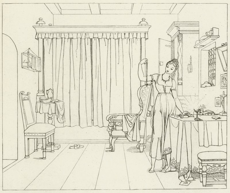 ゲーテのファウストのイラスト 作： フリードリヒ・アウグスト・モリッツ・レッツ