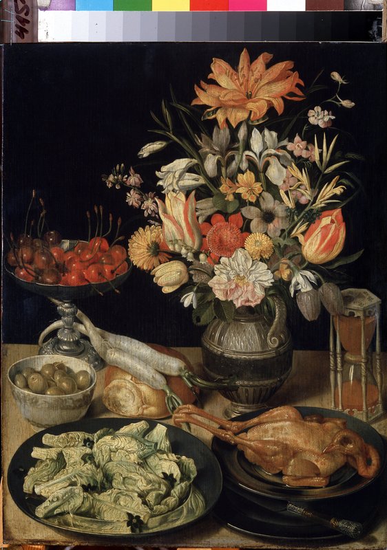 ポール・エミール・コラン、鳥と花瓶のある静物、希少な画集より Georg_Flegel_-