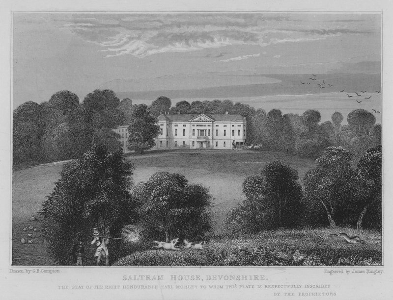 Saltram House, Devonshire (彫刻) 作： ジョージ・ブライアント・カンピオン