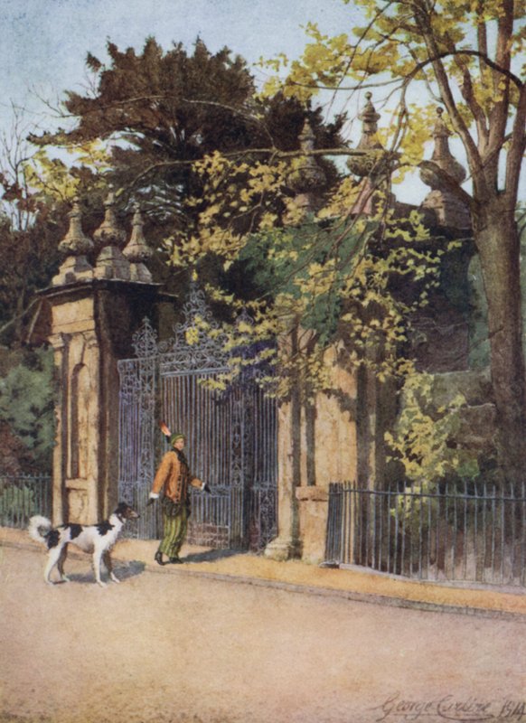 オックスフォードTrinity College Gates, Parks