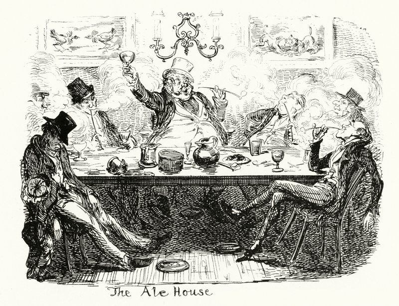 The Ale House (彫刻) 作： ジョージ・クルクシャンク