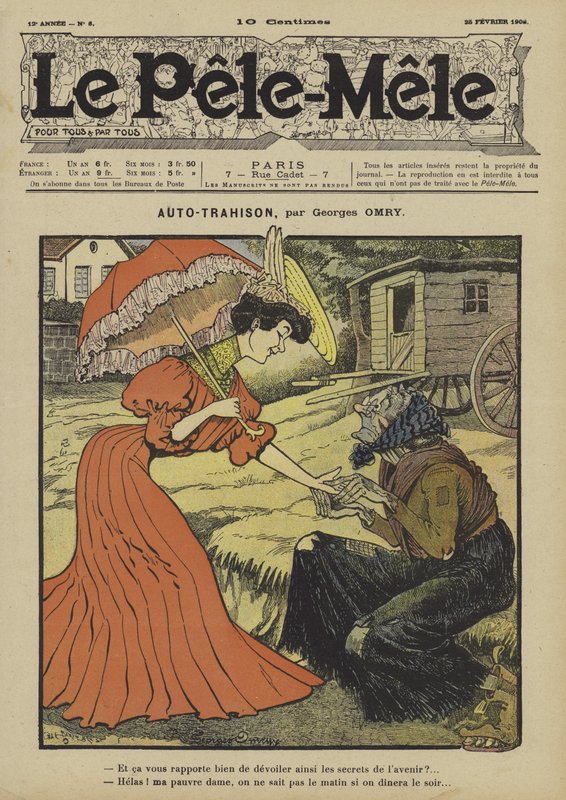 自己裏切り。ルペレメレの挿絵、1906年 作： ジョルジュ・アントニン・アンリ・モリー