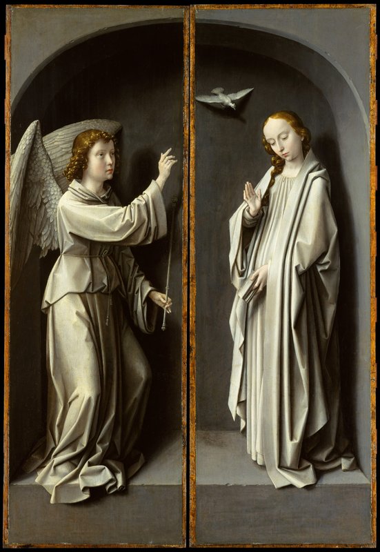 大天使ガブリエル受胎告知(購入写真特典付有り) Gerard_David_-